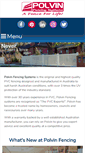 Mobile Screenshot of polvinfencing.com.au